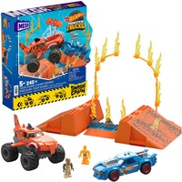 MEGA Hot Wheels Monster Trucks Tiger Shark Crash Wettkampf, Spielfahrzeug 226-teilig