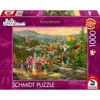 Schmidt Spiele Thomas Kinkade Studios: Bibi Blocksberg – Junghexentreffen, Puzzle 1000 Teile