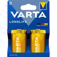 VARTA Longlife Batterie LR20, D (Mono) 2 Stück