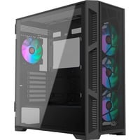 RAIJINTEK PONOS ULTRA MS4, Tower-Gehäuse schwarz, Seitenteil aus Tempered Glass