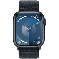 Apple Watch Series 9 Generalüberholt, Smartwatch dunkelblau/dunkelblau, Aluminium, 45 mm, Sport Loop, Cellular