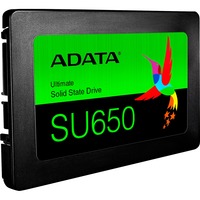 ADATA Ultimate SU650 256 GB, SSD schwarz, SATA 6 Gb/s, 2,5"