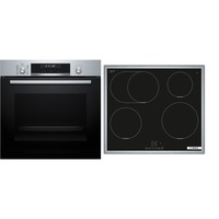 Bosch HBD675CS62  Serie 6, Backofen-Set schwarz/edelstahl