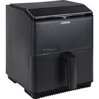 Cosori Heißluftfritteuse Smart Dual Blaze CAF-P583S-KEUR  dunkelgrau, 1.700 Watt, Korb 6,4 Liter