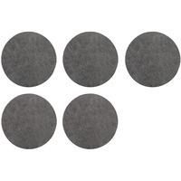 EINHELL Gitter-Schleifblatt-Set für Trockenbauschleifer, Ø 180mm 5-teilig, Körnung 80 und 120, für Wand- und Betonschleifer TE-DW 180