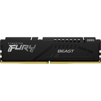 Kingston FURY DIMM 8 GB DDR5-5200  , Arbeitsspeicher schwarz, KF552C40BB-8, FURY Beast, INTEL XMP