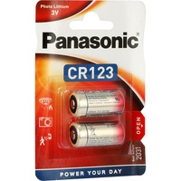 Panasonic Lithium Photo CR-123AL/2BP, Batterie 2 Stück, CR-123