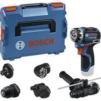 Bosch Akku-Bohrschrauber GSR 12V-32 FC Professional, 12Volt blau/schwarz, ohne Akku und Ladegerät, inkl. 5 Aufsätze, L-BOXXX
