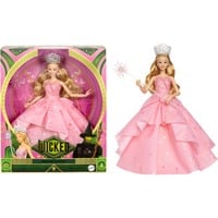 Mattel Wicked Glinda Deluxe-Modepuppe mit Accessoires und abnehmbarem Outfit
