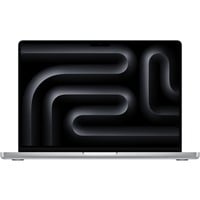 Apple MacBook Pro (14") 2023 CTO, Notebook silber, M3 Pro 14-Core GPU, MacOS, Englisch International, 36 cm (14.2 Zoll) & 120 Hz Display, 512 GB SSD