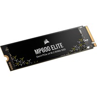 Corsair MP600 ELITE 2 TB, SSD schwarz, PCIe 4.0 x4, NVMe 2.0, M.2 2280