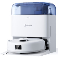 Ecovacs Deebot MINI Blau, Saugroboter weiß/blau, Inklusive Mini-OMNI-Station
