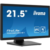 iiyama ProLite T2238MSC-B1, LED-Monitor 54.5 cm (21.5 Zoll), schwarz (matt), FullHD, IPS, Touchscreen