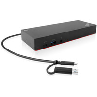 Lenovo Hybrid Dock Generalüberholt, Dockingstation schwarz, USB-C, 135W Netzteil