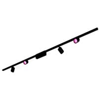 Philips Hue Perifo Basis-Set für die Decke (gerade, 4 Spots), Leuchte schwarz