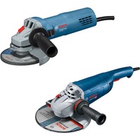 Bosch Set Winkelschleifer GWS 22-230 J Professional +  GWS 880 Professional blau, 2.200 Watt, 880 Watt