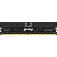 Kingston FURY DIMM 16 GB DDR5-5600 , Arbeitsspeicher schwarz, KF556R36RB-16, Renegade PRO, INTEL XMP