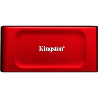 Kingston XS1000 Portable SSD 1 TB, Externe SSD rot/schwarz, USB-A 3.2 Gen 2