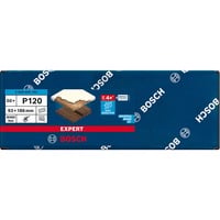 Bosch Professional Expert M480 Netzstruktur-Schleifblatt 93 x 186mm, K120 50 Stück, für Schwingschleifer