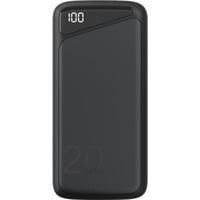 goobay Schnelllade-Powerbank 20.000 mAh schwarz, PD, Quick Charge 3.0, Super Charge