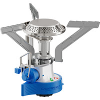 Campingaz Campingkocher Twister Connect PZ, Gaskocher silber/blau, 2,9 kW