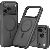 Nevox StyleShell INVISIO, Handyhülle schwarz, iPhone 17 Pro Max, kompatibel mit MagSafe