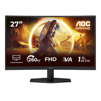 AOC AGON C27G42ZE, Gaming-Monitor 68.5 cm (27 Zoll), schwarz, FullHD, Fast VA, Curved, HDMI, DP, 240Hz Panel