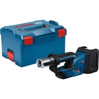 Bosch Akku-Presswerkzeug GPT 18V-19 Professional solo, 18Volt, Kit U, Pressmaschine blau, ohne Akku und Ladegerät, 3 Pressbacken Compact U, in L-BOXX