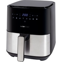 Clatronic Heißluftfritteuse FR 3782 H schwarz/edelstahl, 1.450 Watt, Korb 5 Liter