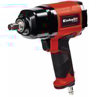 EINHELL Druckluft-Schlagschrauber TC-PW 610 schwarz/rot, Lösemoment 610 Nm, 1/2", inkl. 10 Stecknüsse