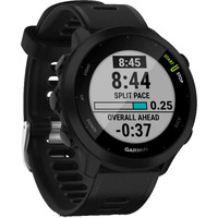 Garmin Forerunner 55, Smartwatch schwarz, 42 mm, Silikon-Armband