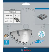 Bosch Professional PRO Steel cordless Kreissägeblatt, Ø 150mm, 32Z Bohrung 20mm, für Akku-Handkreissägen