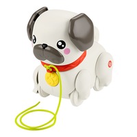 Fisher-Price Pets Gassi gehen mit Hündchen, Spielfigur Nachziehspielzeug mit Bewegung und Geräuschen