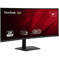 ViewSonic VA3420C, LED-Monitor 86.6 cm (34.1 Zoll), schwarz, UWQHD, IPS, HDMI, DP, USB-C, USB-Hub, 120Hz Panel