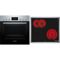 Bosch HND211LB2, Herdset schwarz/edelstahl
