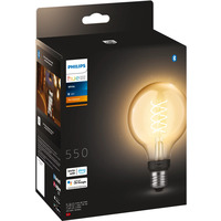 Philips HUE White E27 Filament Globe G93 550 Lumen, LED-Lampe 