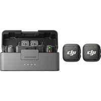 DJI Mic 3 , Mikrofon schwarz, (2 Sender + 1 Empfänger + Ladeschale)