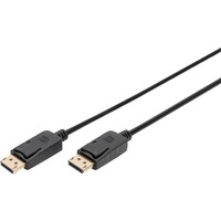 Digitus DisplayPort Anschlusskabel, Full HD 1080p schwarz, 2 Meter