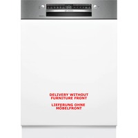 Bosch SBI4ECS28E Serie 4, Spülmaschine edelstahl (gebürstet), 60 cm, Home Connect, XXL