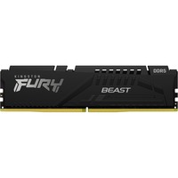 Kingston FURY DIMM 8 GB DDR5-5600 , Arbeitsspeicher schwarz, KF556C40BB-8, FURY Beast, INTEL XMP