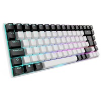 Sharkoon SKILLER SGK50 S3, Gaming-Tastatur weiß, IT-Layout, Gateron Yellow