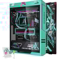 ALTERNATE Gaming-PC Hatsune Miku Special Edition • RTX 5080 • AMD Ryzen™ 7 9800X3D • 64 GB RAM türkis/pink, Windows 11 Home