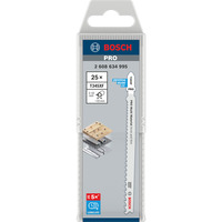 Bosch PRO Stichsägeblatt Multi Material thick and thin T345XF, 132mm schwarz, 25 Stück