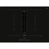 Bosch Set PVQ711GA6 (PVQ711F15E + HEZ9VDSB4), Autarkes Kochfeld schwarz, 70 cm, mit integriertem Dunstabzug