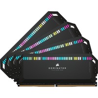 Corsair DIMM 64 GB DDR5-6400 (4x 16 GB) Quad-Kit, Arbeitsspeicher schwarz, CMT64GX5M4B6400C32, Dominator Platinum RGB, INTEL XMP