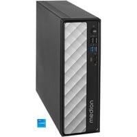 Medion T80 (MD35423), PC-System schwarz/silber, Windows 11 Home 64-Bit