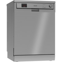 SHARP QW-HX12S47ES-DE, Spülmaschine silber, 60 cm, ohne Frontblende (Abbildung)