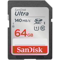 SanDisk Ultra 64 GB SDXC, Speicherkarte schwarz, UHS-I U1, Class 10