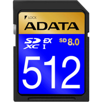 ADATA Premier Extreme SDXC SD8.0 512 GB, Speicherkarte schwarz, SD Express, UHS-I U3, Class 10, V30