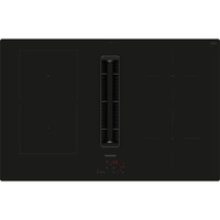 Siemens ED811BGA7, Autarkes Kochfeld schwarz, 80 cm, mit integriertem Dunstabzug